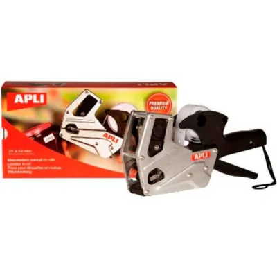 Apli Etiquetadora de Precios Aluminio 1 Línea 8 Caracteres 21x12 mm