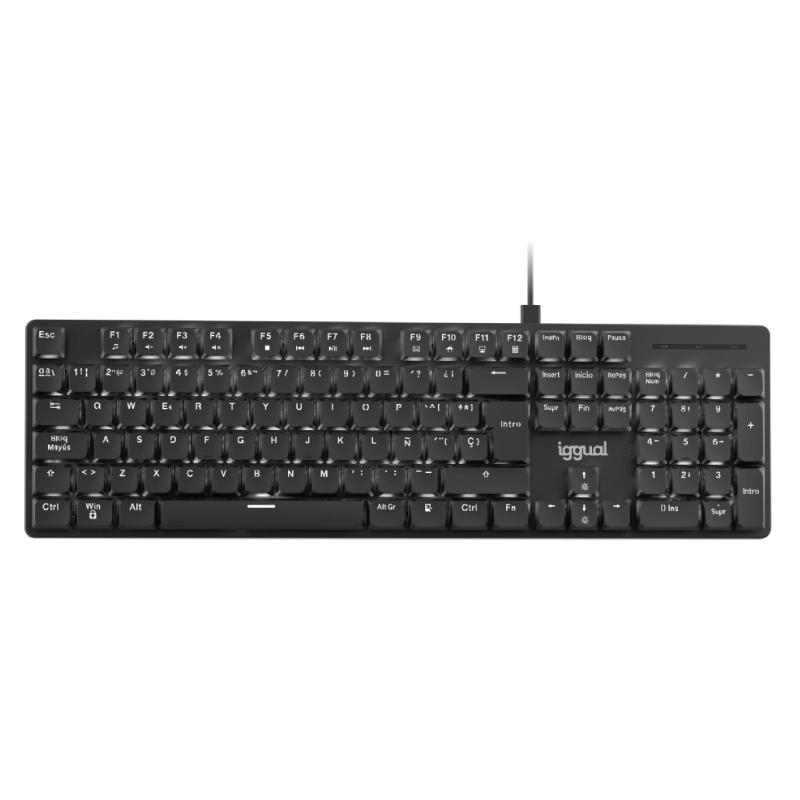 Iggual Teclado Usb Mecánico Ck-Mecha-105T Negro
