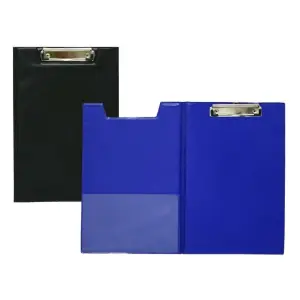Bismark Carpeta PVC Folio con Pinza Metálica y Bolsillo Interior - Colores Aleatorios