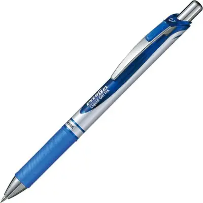 Pentel Energel Bolígrafo Retráctil 0.7mm Tinta Gel Recargable Grip Azul 50% Reciclado