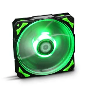 NOX Hummer H-Fan 12 cm LED Ventilador Carcasa Ordenador Negro Verde Blanco