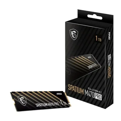 Msi Ssd Spatium M470 Pro 1Tb Pcie 4.0 Nvme 6000Mbs