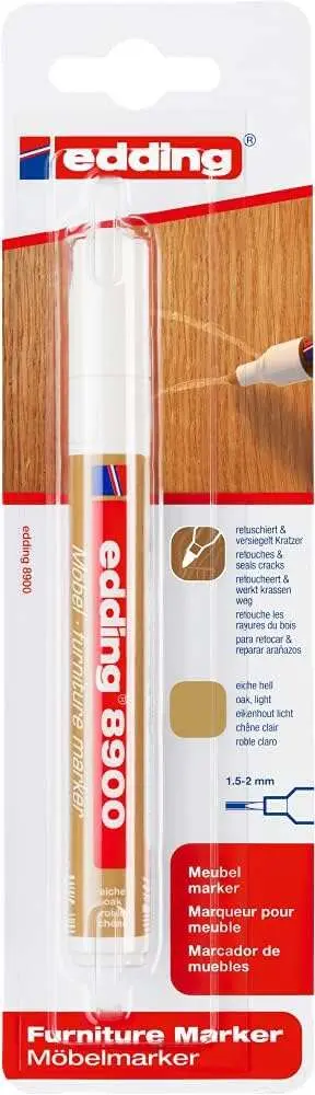 Edding 8900 Rotulador Permanente para Muebles 1.5-2mm Color Roble Claro