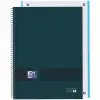 Oxford Cuaderno Write & Erase A4+ 80H 5x5mm Microperforado Tapa Extradura Azul Petróleo