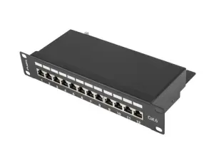 Lanberg PPF6-9012-B Panel De Parcheo Para Armarios Rack