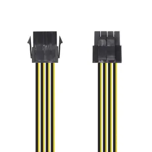 AISENS Cable de Alimentación 8pin/H-4+4pin/M 30cm