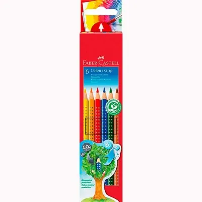 Faber Castell Lápices De Colores Colour Grip Estuche 6 Unidades