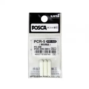 Posca Uni-ball PC-5M Recambios de Fieltros Pack de 3 Punta 1.8-2.5mm