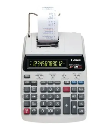 Canon MP120-MG-ES Calculadora de Impresión LCD 1 Línea 12 Dígitos Negro y Rojo