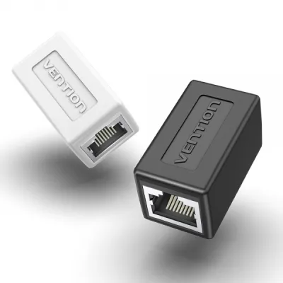 Vention Pack de 5 Adaptadores RJ45 Cat.6 FTP Hembra a Hembra - Negro