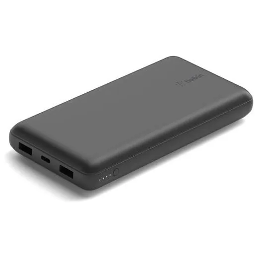 Belkin Cargador Power Bank 10K Mah 2Usb-A 1 Usb-C Negro