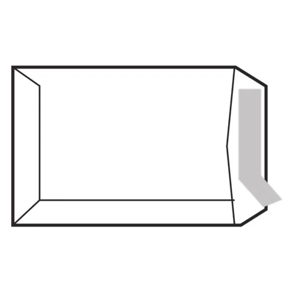 Sam Bolsa A-12 DIN B4 Folio Autoadhesivo 250X353mm 90g Blanco 250 Unidades