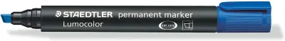 Staedtler Lumocolor 350 Rotulador Permanente Punta Biselada 2-5mm Tinta Base Alcohol Color Azul