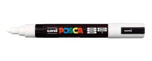 Posca Marcador PC-5M No Permanente Punta Forma De Bala 1,8 - 2,5 mm Blanco