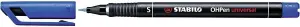 Stabilo OHPen Rotulador Permanente Punta Superfina 0.4mm Color Azul