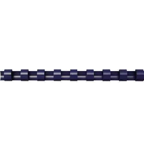 Fellowes Pack de 100 Canutillos de Plástico 8mm para Hasta 40 Hojas - Color Azul
