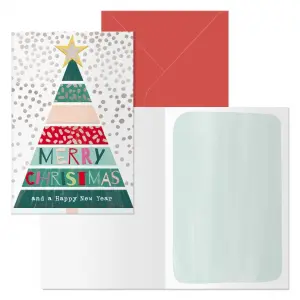 Dohe Natale Pack de 6 Tarjetas de Felicitación Navideña con Sobre 11.5x17cm