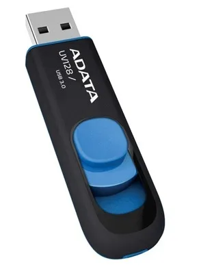 A-DATA UV128 32GB USB 3.2 Flash Drive Negro/Azul