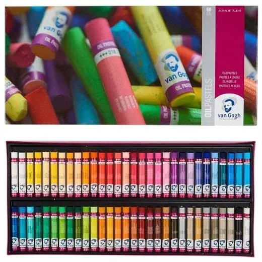 Talens Set Completo Colección de Pinturas Van Gogh al Óleo y Pasteles 60 Ud