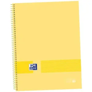 Oxford Cuaderno &You European Book 1 Write & Erase 80H A4+ 5x5mm Microperforado Pack 5 Ud Banana