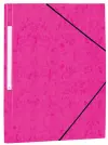 Mariola Carpeta de Cartón Simil Prespan con Etiqueta en Lomo 34x25cm Fucsia