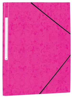 Mariola Carpeta de Cartón Simil Prespan con Etiqueta en Lomo 34x25cm Fucsia