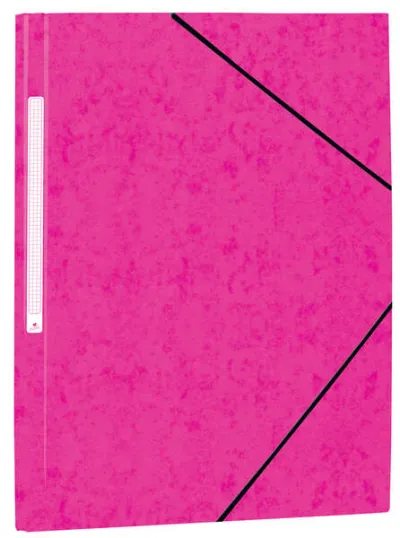 Mariola Carpeta de Cartón Simil Prespan con Etiqueta en Lomo 34x25cm Fucsia