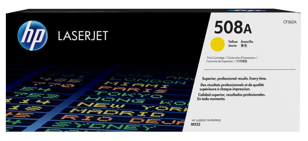 HP LaserJet M553 Toner 508A Amarillo
