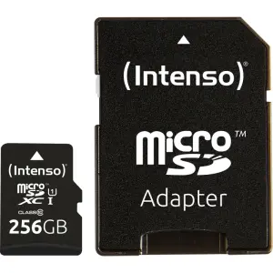 Intenso Micro SD UHS-I Premium 256GB con Adaptador