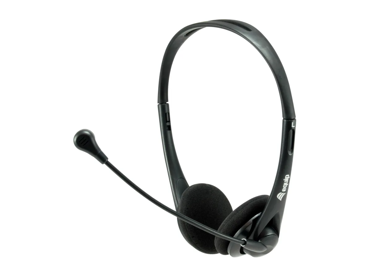 Headset Equip Life Jack 3.5Mm Con Microfono Flexible - Negro