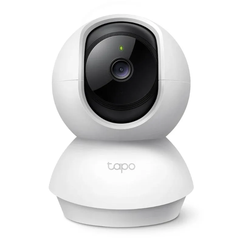 TP-Link Tapo TC71 Cámara de Vigilancia 2K Wi-Fi 360º, Visión Nocturna, Detección de Movimiento, Audio Bidireccional