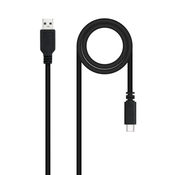 Nanocable Cable 2.0 3A Usb-C Macho A Usb-A Macho - Longitud 1.50M - Color Negro