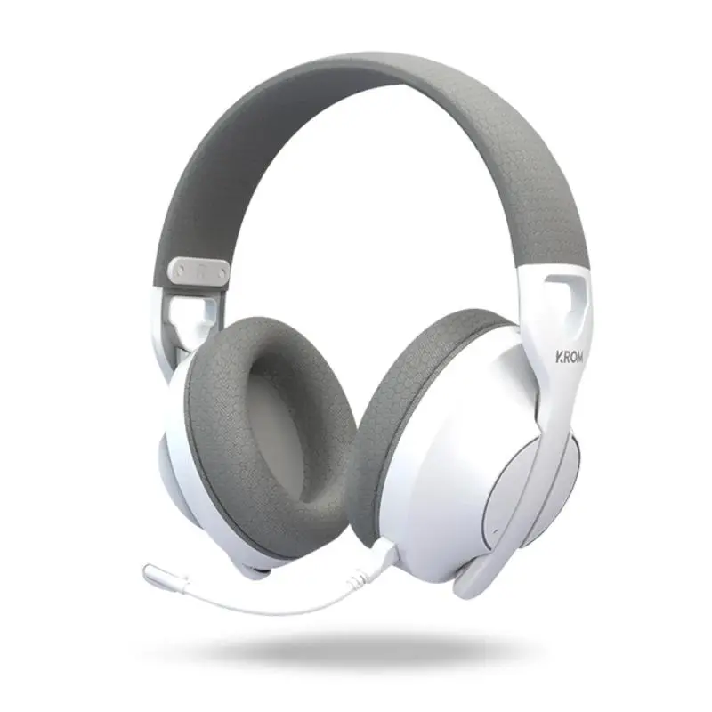 KROM PHASE Auricular Gaming Inalámbrico Blanco