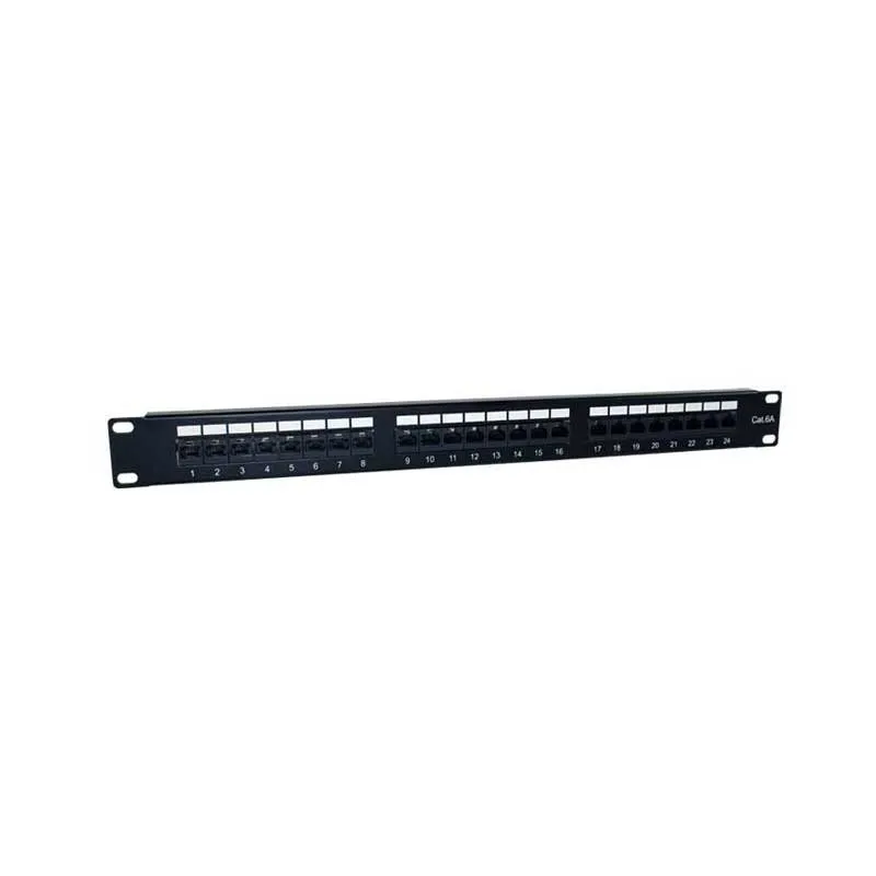 2Lan Patch Panel 19" Cat6A 24 Puertos Utp