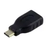 Aisens Adaptador USB 3.1 Gen1 5Gbps 3A Tipo USB-C/M - A/H Negro