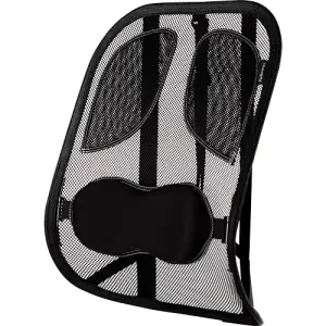 Fellowes Cojín Lumbar Mesh Professional Series - Material de Malla - Color Grafito