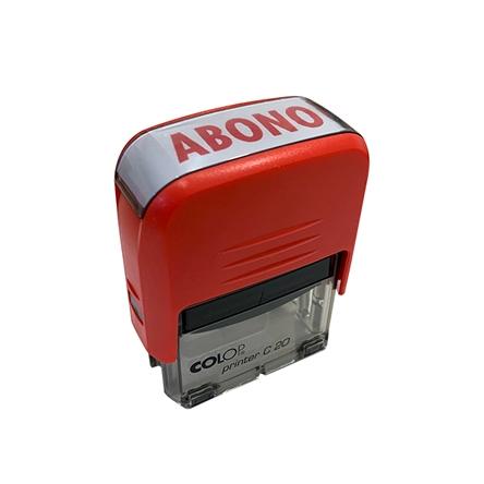 Colop Sello Printer C20 Formula " Abono " Almohadilla E/20 14X38Mm Rojo
