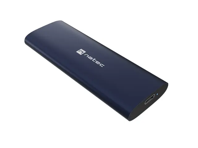 Natec Rhino Lite M.2 Caja Externa SSD NVME/PCIe USB-C 3.2 Hasta 10TB Azul