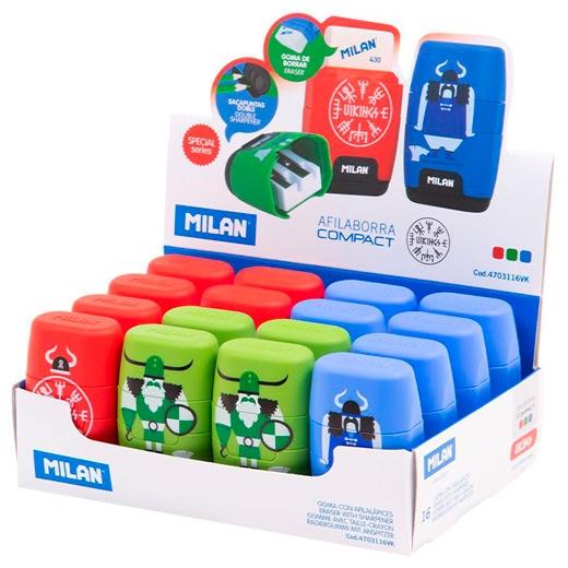 Milan Afilaborra Compact Vikings Caja Expositora 16U C/Surtidos