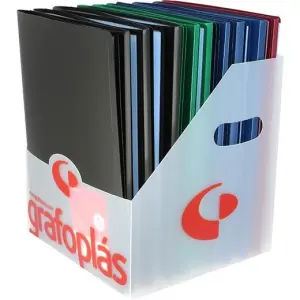 Grafoplás Carpeta Con Fundas Poliplás Soldadas Folio PP Semirígido Opaco 20 Unidades