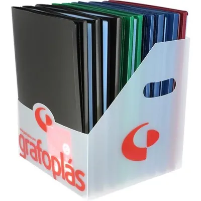 Grafoplás Carpeta Con Fundas Poliplás Soldadas Folio PP Semirígido Opaco 20 Unidades