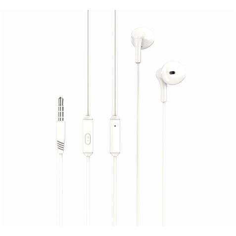 Xo Ep39 Music Auricular Con Microfono - Cable 1.2M - Boton De Control - Color Blanco