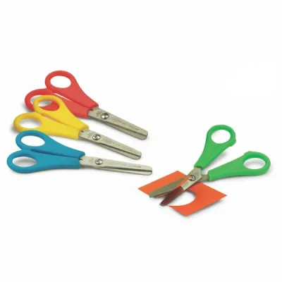 Faibo Tijeras Escolares 13cm Punta Redonda Acero Inoxidable Colores Surtidos