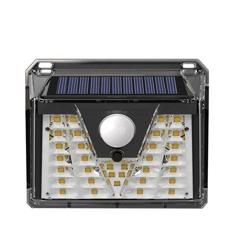 Elbat Aplique Led Solar - 150Lm - Luz Fria 6500K - Sensor De Movimiento - Bateria 1200Mah