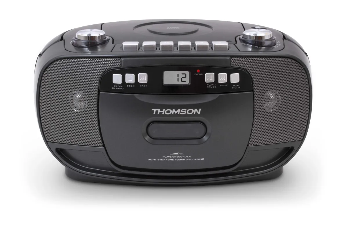Thomson RK200CD Radio CD con Casete - Color Negro