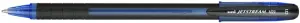 Uni-ball JetStream SX-101-10 Boligrafo de Tinta - Punta de Bola 1mm - Secado Instantaneo - Ideal para Zurdos - Color Azul