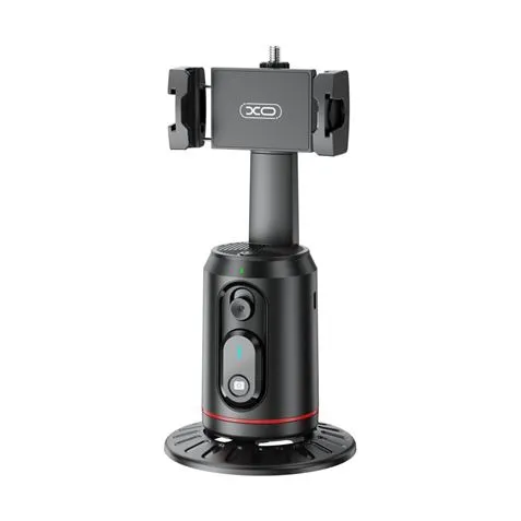Xo Ss16 Soporte Sobremesa Para Smartphone - Seguimiento Y Reconocimiento Facial - Motorizado 360º - Control Por Gestos - Bluetooth - Color Negro