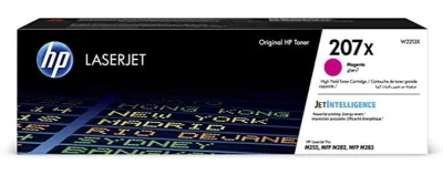 HP Tóner Magenta LaserJet Color Pro MFP M282NW M283FDN M283FDW Pro M255DW - Nº 207X