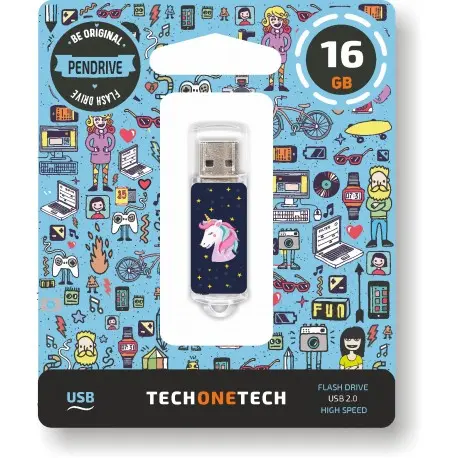 TechOneTech Unicornio Dream 16GB USB 2.0 Pendrive
