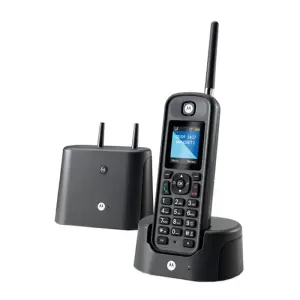 Motorola O201 Teléfono DECT Largo Alcance Negro